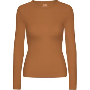 Camiseta de manga larga mujer Colorful Standard Organic Ginger Brown image-0