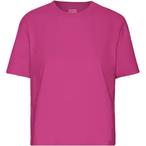 T-shirt de mulher Colorful Standard Organic Boxy magenta blaze image-0