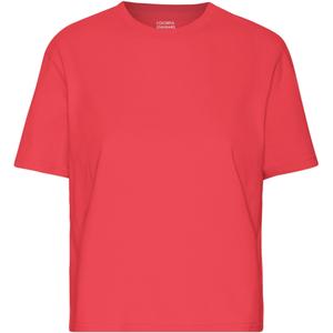 T-shirt för kvinnor Colorful Standard Organic Boxy red tangerine image-0