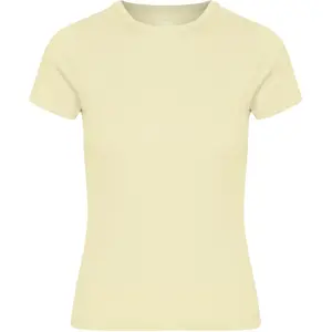 Women's T-shirt Colorful Standard Rib Soft Yellow image-0