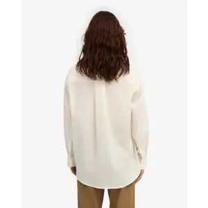 Übergroßes Leinenhemd Colorful Standard Ivory White image-4