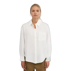 Übergroßes Leinenhemd Colorful Standard Optical White image-1