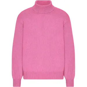 Rollkragenpullover Damen Colorful Standard Bubblegum Pink image-0