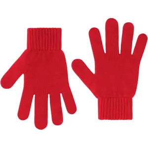 Merino gloves Colorful Standard scarlet red image-0