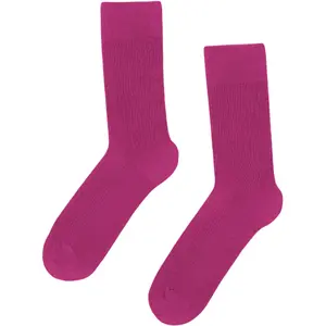 Women's socks Colorful Standard Classic Organic magenta blaze image-0