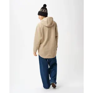Oversized hooded fleece women Colourwear Pile image-1