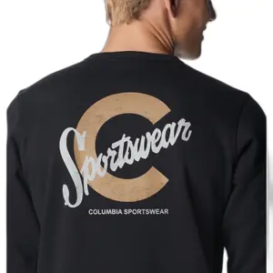 Sudadera polar con logotipo de cuello redondo Columbia image-3