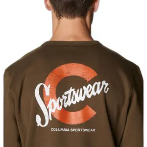 Sudadera polar con logotipo de cuello redondo Columbia image-3