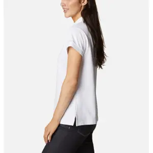Camisa pólo piqué simples feminina Columbia Lakeside Trail™ image-3