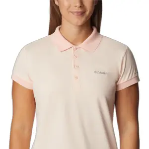 Camisa pólo piqué simples feminina Columbia Lakeside Trail™ image-3
