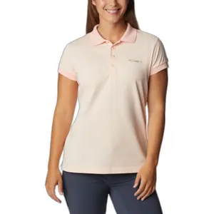 Camisa pólo piqué simples feminina Columbia Lakeside Trail™ image-1