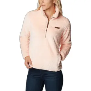 Polaire 1/2 cremallera sherpa mujer Columbia Fire Side™ image-1
