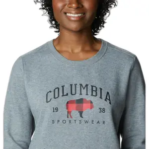 Grafisk fleece med rund hals til kvinder Columbia Hart Mountain™ II image-3