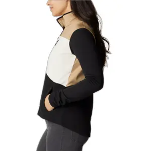 Sweatshirt woman Columbia Lodge Hybrid FZ image-2