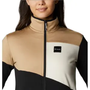 Sweatshirt woman Columbia Lodge Hybrid FZ image-3