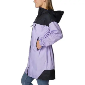 Women's long waterproof jacket Columbia Flash Challenger™ image-1