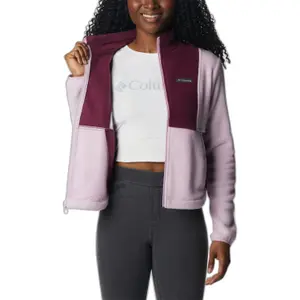 Polar con cremallera para mujer Columbia Benton Springs™ Colorblock image-1