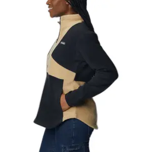 Polar de con cremallera para mujer Columbia Benton Springs™ Colorblock image-2