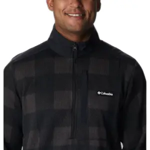 Trykt fleece med 1/2 lynlås Columbia Weather™ II image-3