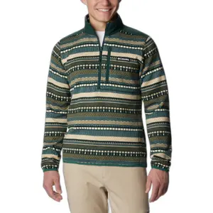 Trykt fleece med 1/2 lynlås Columbia Weather™ II image-0