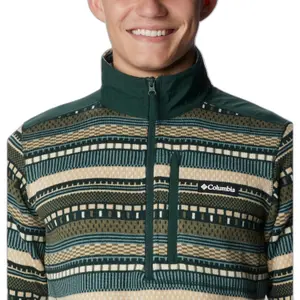 Trykt fleece med 1/2 lynlås Columbia Weather™ II image-3