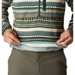 Trykt fleece med 1/2 lynlås Columbia Weather™ II image-4