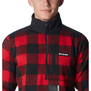Trykt fleece med 1/2 lynlås Columbia Weather™ II image-3