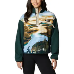 Fleece med 1/2 lynlås til kvinder Columbia Helvetia™ image-0