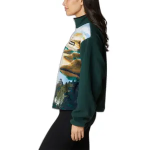 Fleece med 1/2 lynlås til kvinder Columbia Helvetia™ image-1