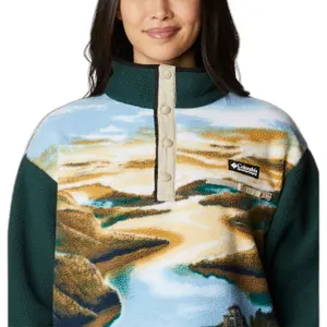 Fleece med 1/2 lynlås til kvinder Columbia Helvetia™ image-2