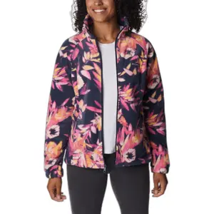 Damen Fleecejacke mit Druck und Reißverschluss Columbia Benton Springs™ image-2