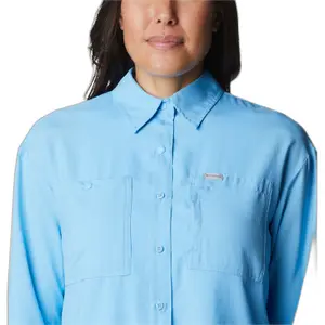 Langærmet skjorte til kvinder Columbia Silver Ridge Utility™ image-3