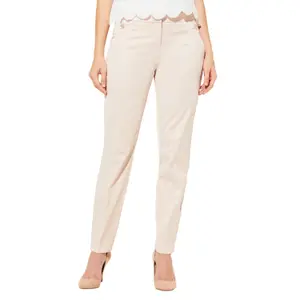 Decorative Button Trousers Women COMMA image-0