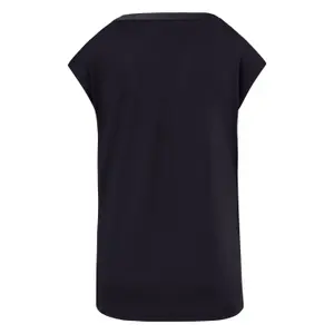 Women's Short Sleeve Stretch Viscose Tunic Blouse COMMA image-1