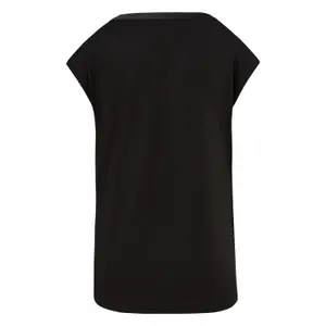 Women's Short Sleeve Stretch Viscose Tunic Blouse COMMA image-1