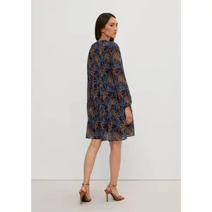 Long Sleeve Bohemian Chiffon Dress Women COMMA image-3