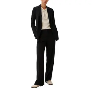 Women’s Satin Blouse with Ruffle COMMA image-5
