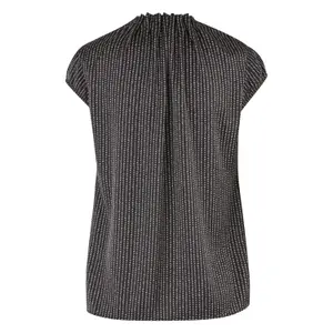Women’s Satin Blouse with Ruffle COMMA image-1