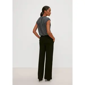 Women’s Satin Blouse with Ruffle COMMA image-4