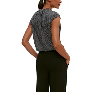 Women’s Satin Blouse with Ruffle COMMA image-5