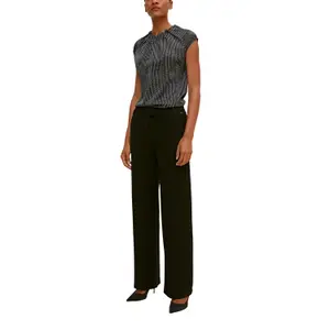 Women’s Satin Blouse with Ruffle COMMA image-6