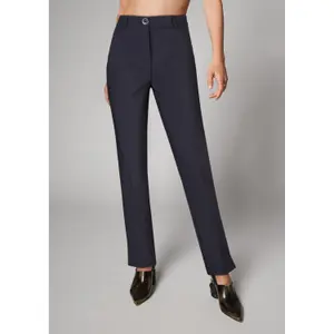 7/8 Slim Fit Trousers for Women COMMA image-6
