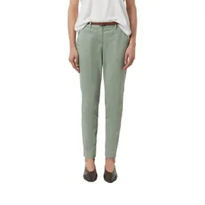 Women's Chino Trousers with Detachable Belt COMMA image-2
