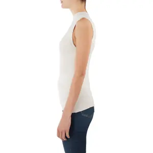 Women's Fine Knit High Neck Tank Top COMMA image-6