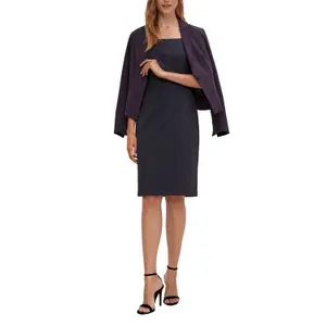 Long Viscose Dress for Women COMMA Stretch image-5
