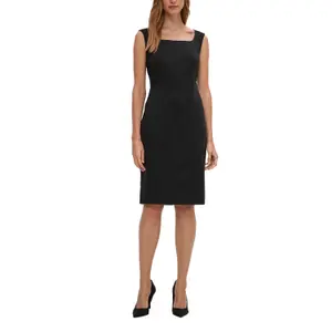 Long Viscose Dress for Women COMMA Stretch image-1