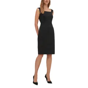 Long Viscose Dress for Women COMMA Stretch image-5