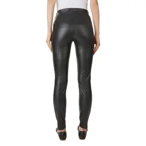 Women's Faux Leather Trousers COMMA image-1