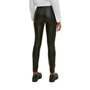 Women's Faux Leather Trousers COMMA image-5