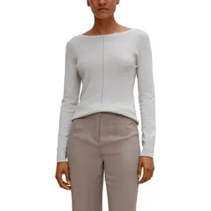 Women's Textured Pattern Sweater COMMA image-2